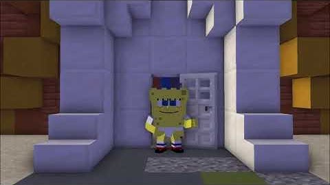 SpongeBob Theme Song in Minecraft rehydrated (Japanese Version)