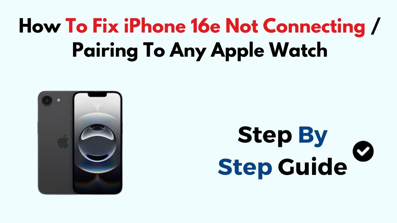 Apple Watch Pairing Not Working photo