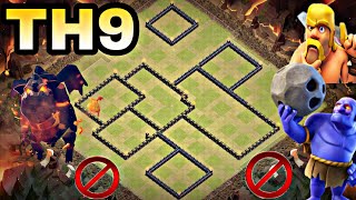 Th9 Trophy Base 2017Unbeatable Farming Baseclash Of Clan
