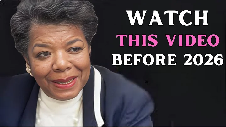This Video Will Make 2026 the Turning Point of Your Life  | Maya angelou motivational speech