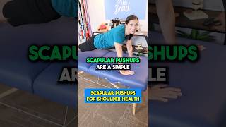 Scapular Pushups for Shoulder Health #bobandbrad #scapula #shoulderhealth #fitness #mobility