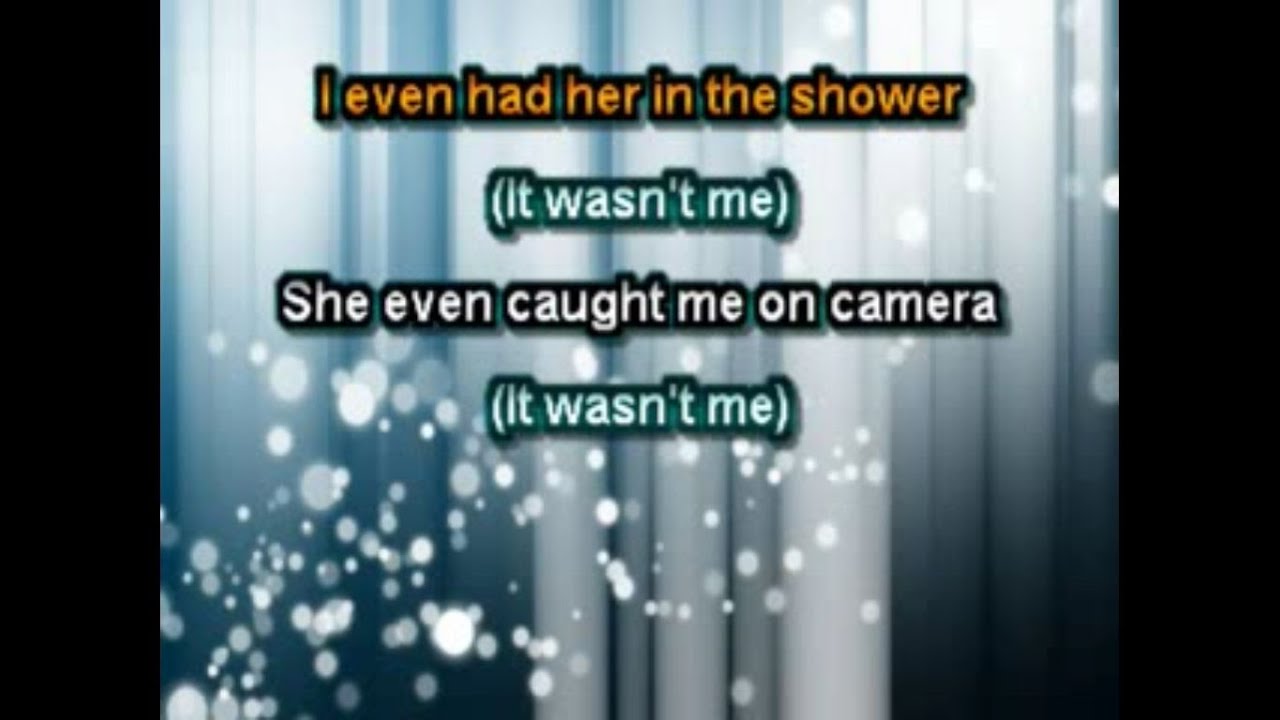 Shaggy feat. Rikrok - It Wasn't Me (with rap) [Karaoke] - YouTube