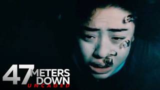A violent current makes for a watery grave | 47 Meters Down: Uncaged | Brianne Tju, Sophie Nélisse