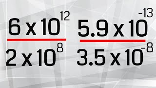 Dividing in Scientific Notation
