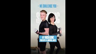 WE CHALLENGE YOU! – [07] INCREASING PUSH UPS & JUMPING JACKS