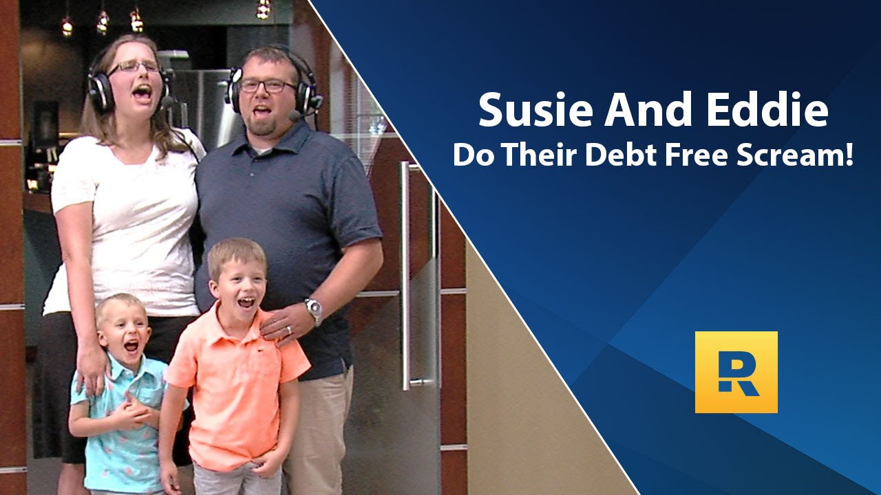 Susie and Eddie Do Their Debt Free Scream! Susie and Eddie Do Their Debt Free Scream!