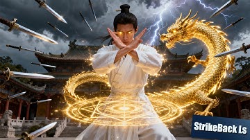 Surrounded by flying swords, Kung Fu Master awakened thunder’s fury—one flash, all attacks vanished!