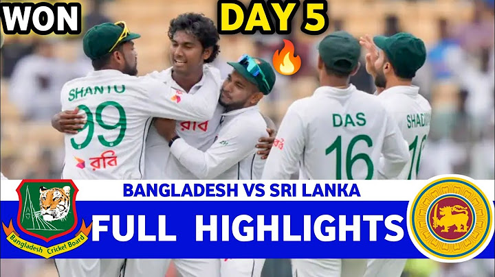 Bangladesh Vs Sri Lanka 1st Test Day 5 Full Highlights 2025 | BAN VS SL