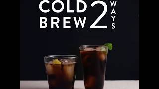 Hacer café en frío - Cold Brew