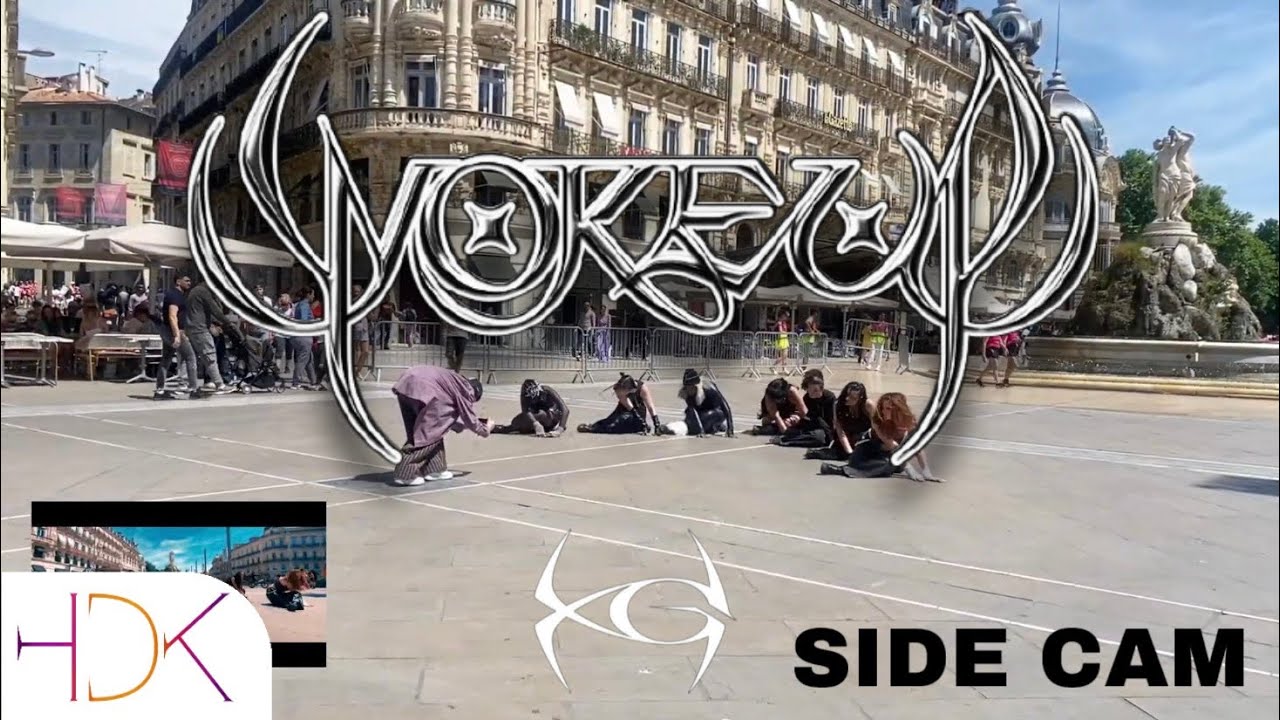 [DANCE IN PUBLIC SIDE CAM] XG - ‘WOKE UP’ Dance Cover by HDK from France
