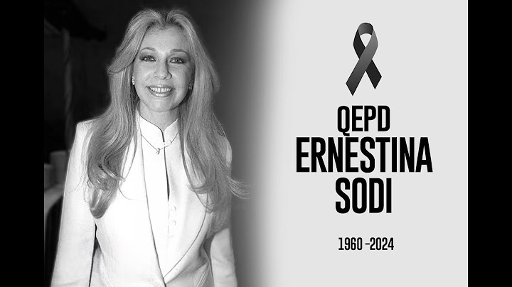 Descanse en Paz Ernestina Sodi 🕊️ | LDT