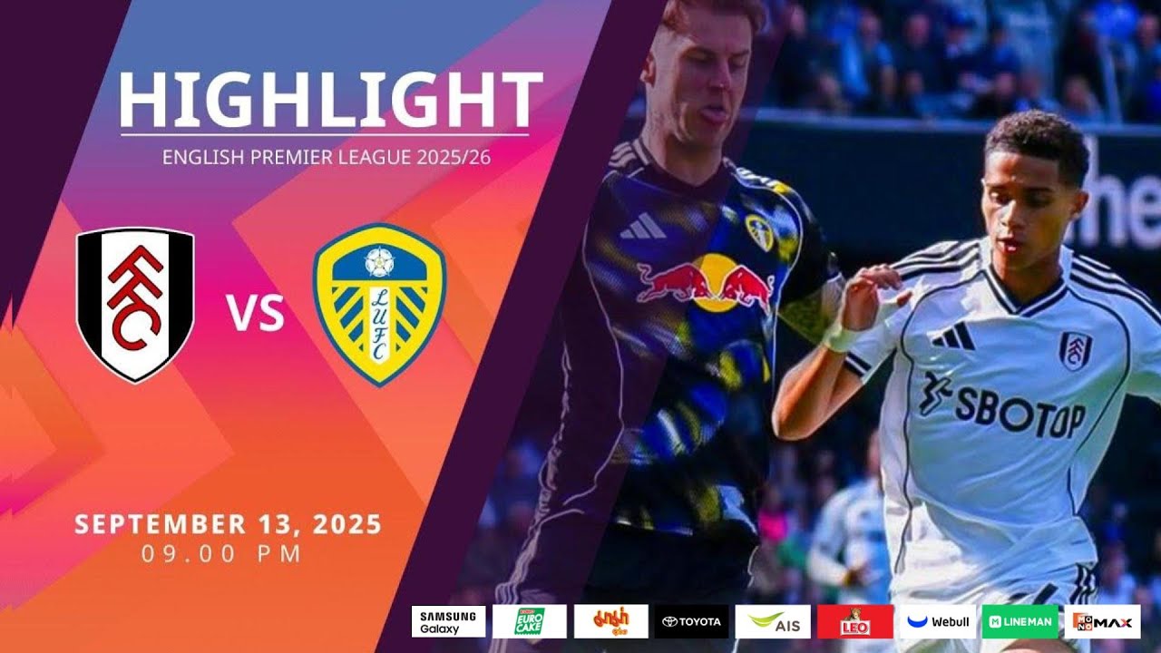 [Highlight] PremierLeague : ฟูแล่ม vs ลีดส์ ยูไนเต็ด (13-09-68)