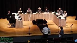 2021 09 28 WCC Board of Trustees monthly meeting 2021 09 28 WCC Board of Trustees monthly meeting