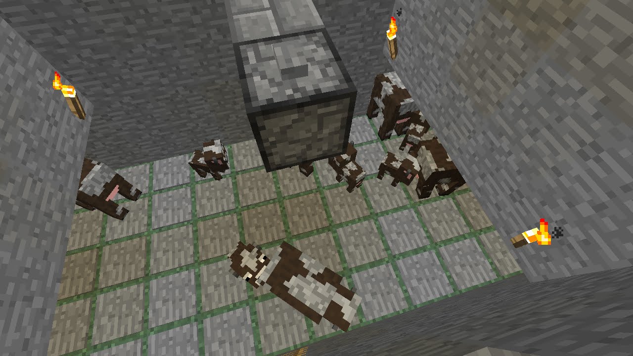 Minecraft ITA ep 135 - Farm di Mucche! - YouTube