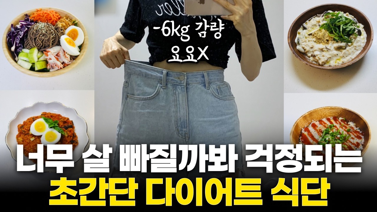 -6kg 감량하면서 운동없이 먹었던 초간단 다이어트 식단 top5