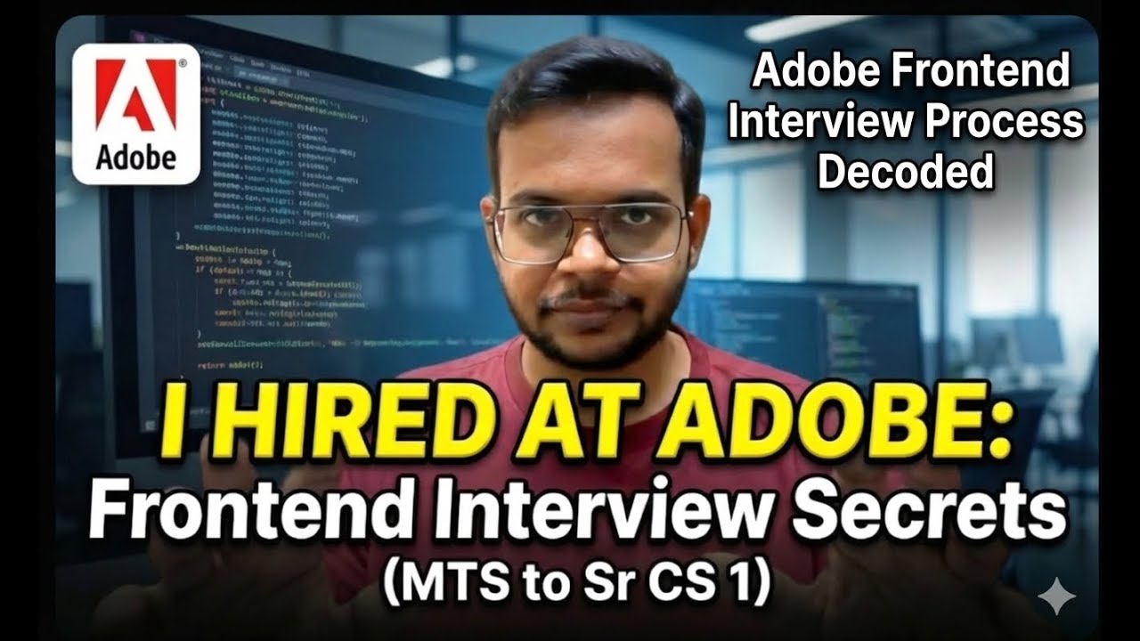 Does Adobe Ask DSA for Frontend? | Adobe Frontend Interview Experience ...