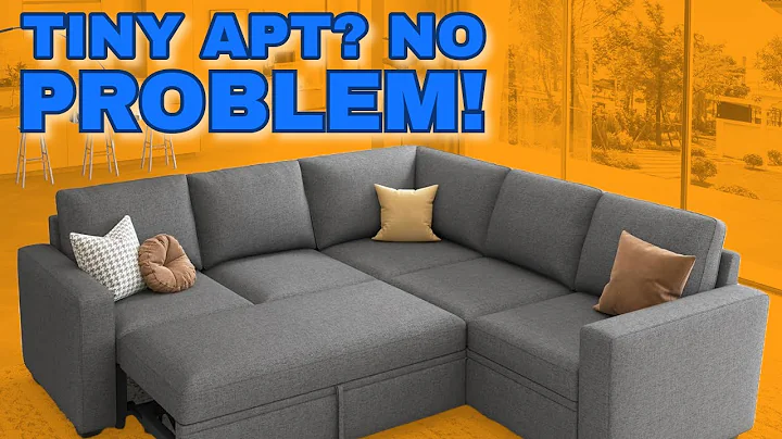 Tiny Apartment? The HONBAY Sleeper Sofa is a Game-Changer! 🛋️😲
