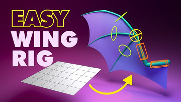 FAST Way to Create a WING RIG in BLENDER