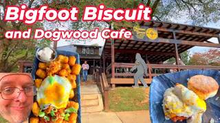 North Georgia’s Best Breakfast? | Dog-Friendly Patio Tour & Eating the MASSIVE Sasquatch Biscuit