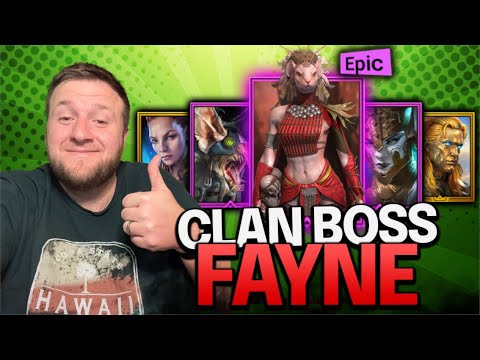 Fayne MAX DAMAGE Against Clan Boss! Demon Lord Ultra-Nightmare - Raid ...