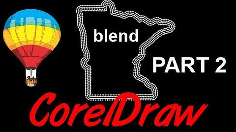 CorelDraw Tips & Tricks STATE SHAPE Cribbage Board Part 2 BLEND