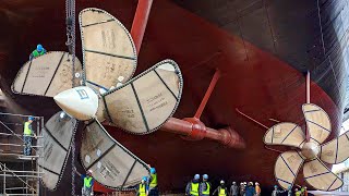 The Crazy Process of Repairing US Largest Aircraft Carrier After 25 Years at Sea