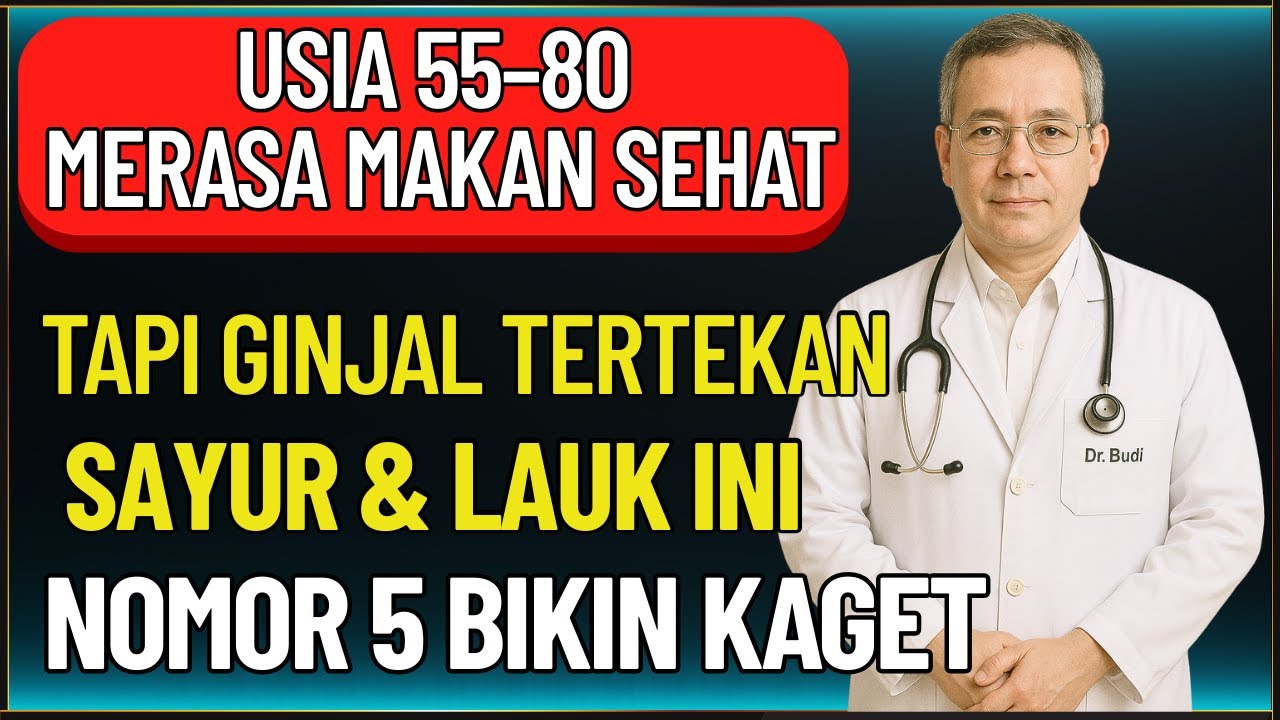 STOP SEKARANG!✋Ginjal Bapak Bisa HANCUR Jika Sering Makan Sayur & Lauk Ini (Nomor 5 Bikin Kaget)‼️