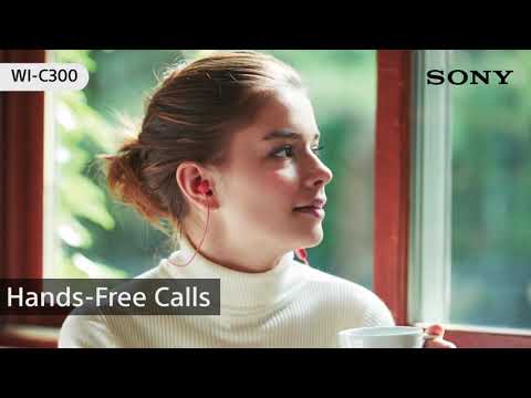 Sony WI-C300 Wireless Earphones product video