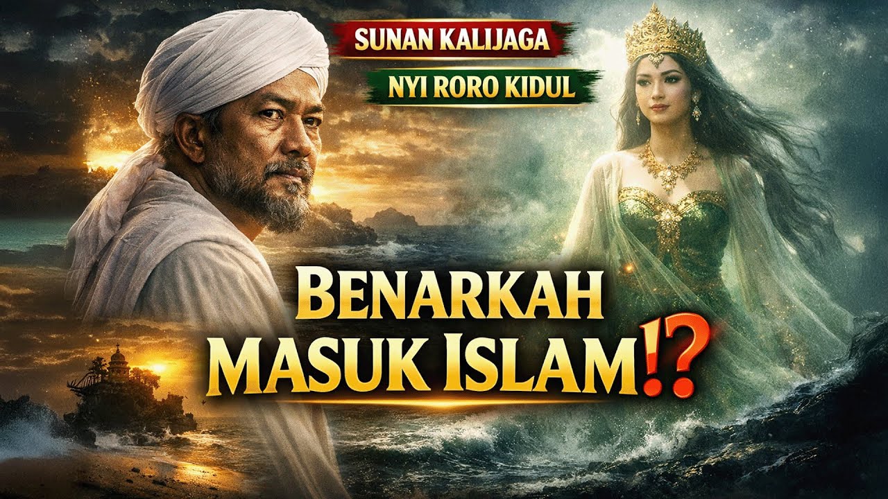 TERUNGKAP‼️ Misteri Sunan Kalijaga & Nyi Roro Kidul, Benarkah Ratu Laut Selatan Masuk Islam?