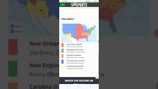 NFL Week 12 TV Map 2023