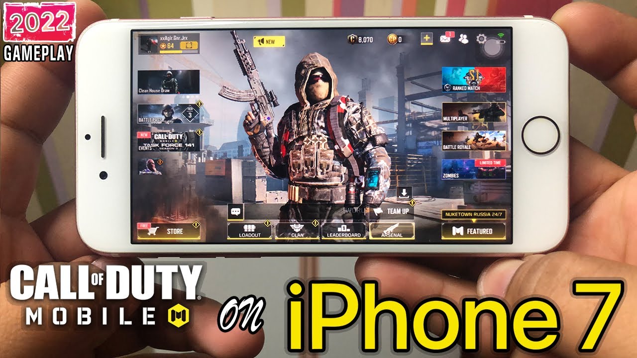 Call of Duty: MOBILE Gameplay on iPhone 7 in 2022? | (VERY HIGH ...