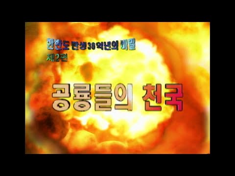 ★유물급 요청자료★ 세계 최다 <strong>공룡</strong> 발자국 <strong>화석</strong> 보유국! 한반도는 공룡들의 천국이었다! <strong>한반도</strong> 탄생 30억 년의 비밀 - 2부 “공룡들의 천국” (1998)
