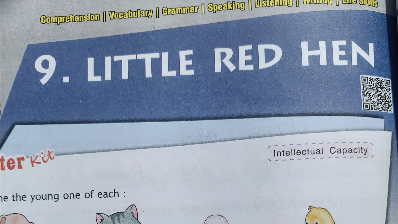 9. Little Red Hen, Class-2 , Learnwell Smart Communicative English, Blue Bells School 🏫🎒.