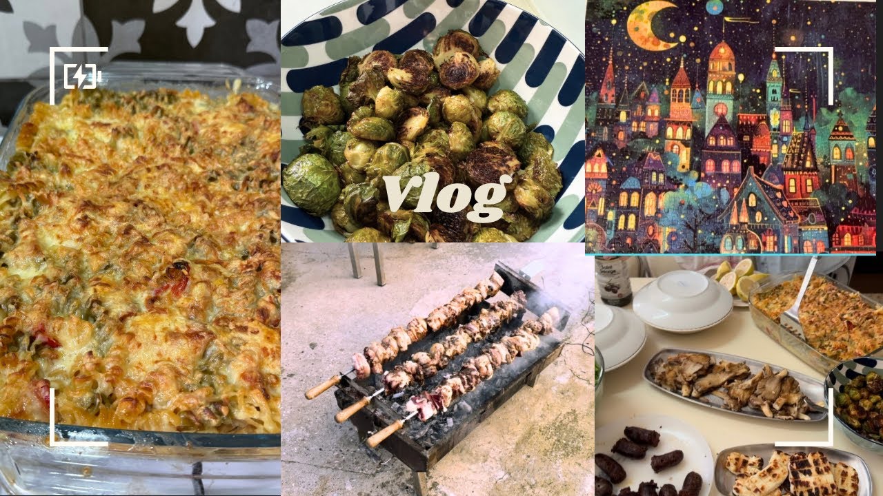 Christmas Day Vlog 🎄| What we eat in Cyprus | Cheesy Pasta Bake Recipe 