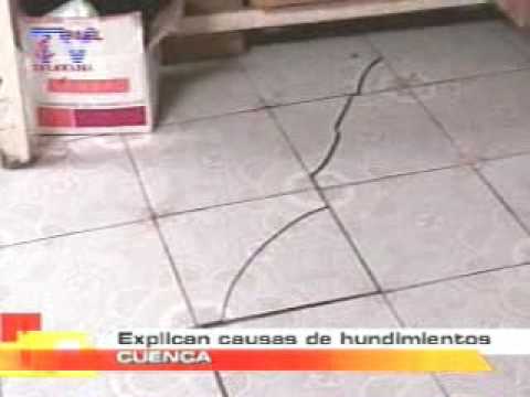 Explican causas de hundimientos