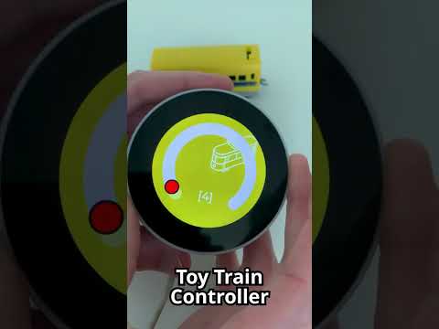 [DIY] Toy Train Controller! Playing with my son! ESP32-S3/LVGL/WebSocket