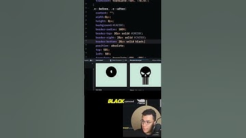 El logo de The Punisher hecho solo con CSS 💀💻 #cssbattle #css