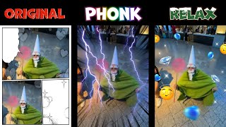 The Green Wizard Gnome Original Vs Phonk Vs Relax