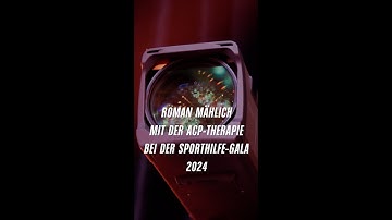 Roman Mählich mit der ACP-Therapie bei der Sporthilfe-Gala 2024!