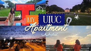 My first apartment at UIUC | Empty house tour! 