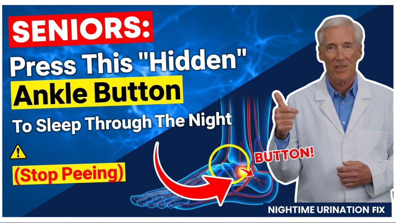 ПОЖИЛЫЕ ЛЮДИ: Нажмите на эту «скрытую» кнопку на лодыжке, чтобы проспать всю ночь (трюк за 30 сек...