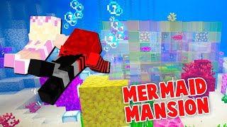 Discovering A MERMAID MANSION In Minecraft!