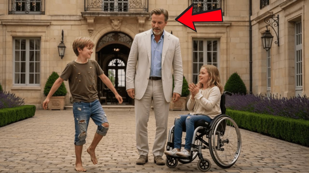 Millionnaire Vit Un Garçon Sans-Abri Danser Avec Sa Fille Paralysée — Puis Il Surprit Tout Le Monde
