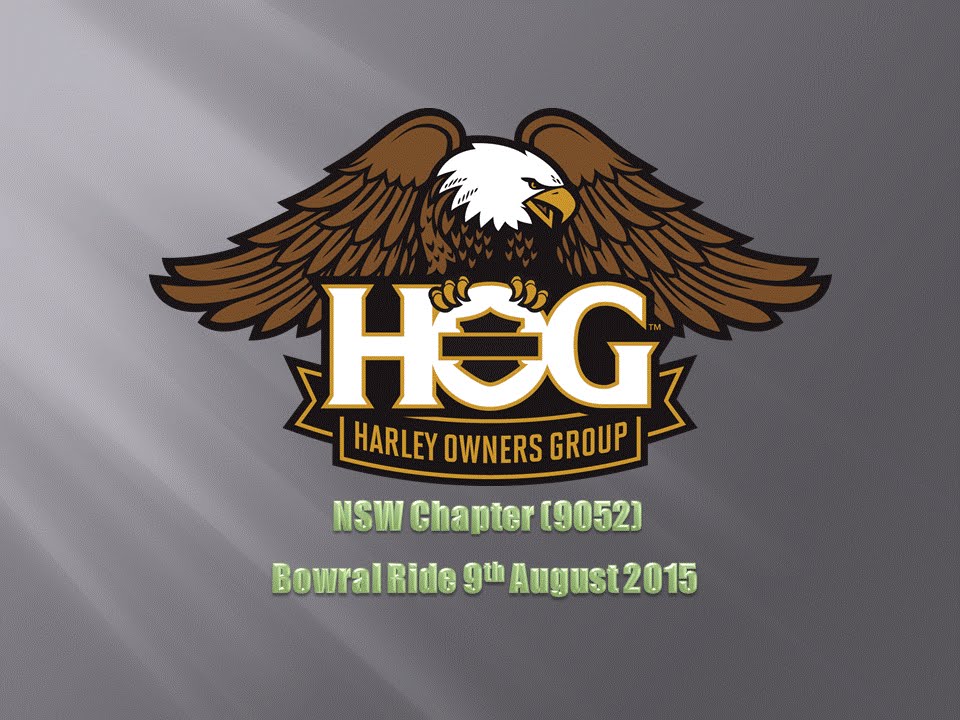 Harley Owners Group NSW Chapter Bowral Ride 9th August 2015