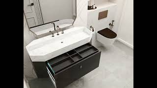 Sani Canada model Finland Wall Mounted Bathroom Vanity