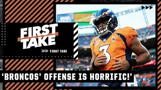 The Broncos have one of the most HORRIFIC offenses in the NFL 🗣 - Stephen A. | First Take News