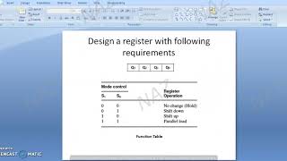 REGISTER + MUX OPERATION