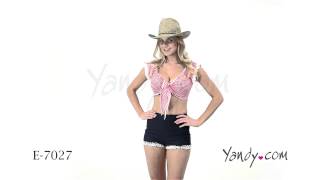 Exclusive Pin Up Cowgirl Costume E 7027