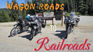 Wagon roads to railroads ep1. Heading to the Magruder Corridor. #advrider