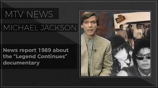 Michael Jackson  "The Legend Continues" MTV News Report 1989 60fps